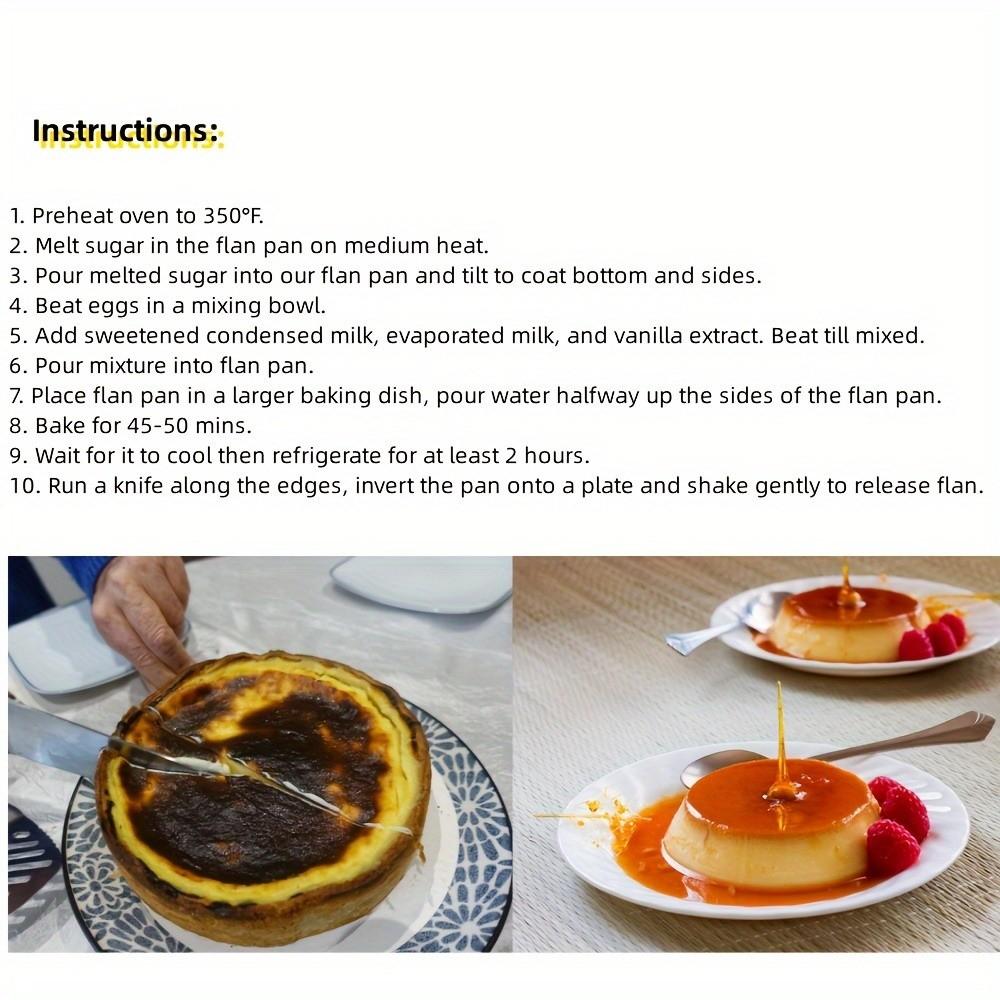 Mit Deckel Kuchen Backen Flan Form Topf Edelstahl Pudding Kuchen Form Langlebig Flan Pfanne Form Küche