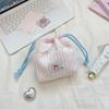 Ladies' Cosmetic Bag Cute Lace Korean High-Quality Luxury Brand Coin Purse Toiletries Bag Kawaii Drawstring Y2K Storage Bag