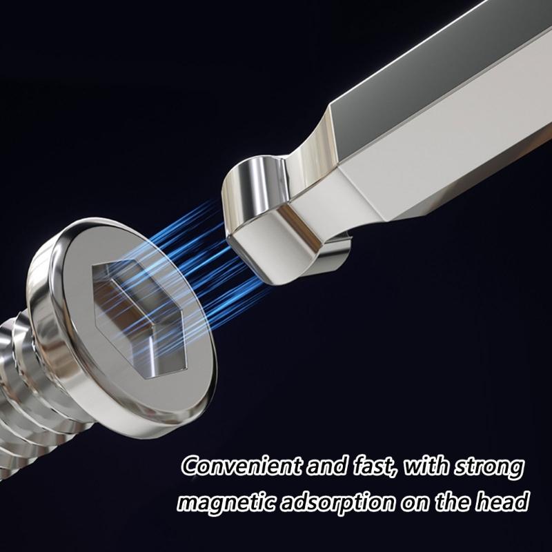 Accuracy T Shaped Hexagonal Screwdriver With Ball End Design Permanent Hex Key Set Ideal For Mechanical Repairs
