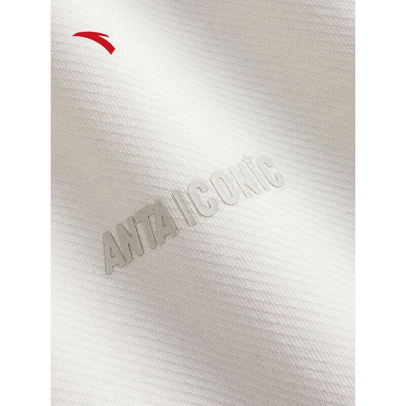 Anta Men's Stretch Kinetic Tech Retro Printed Pullover Hoodie
