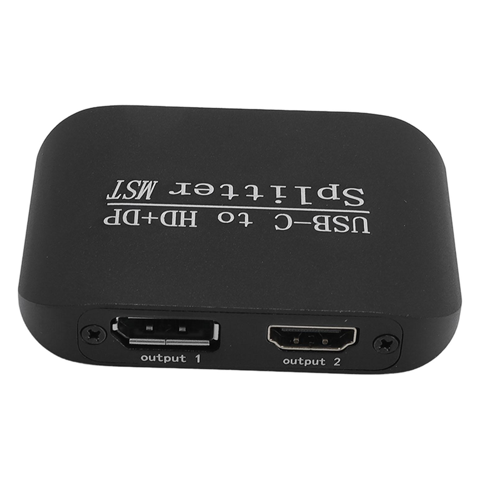 

USB C на HD мультимедийный интерфейс и DisplayPort разветвитель 4K60hz 1080P60hz стабильный разъем для передачи данных и