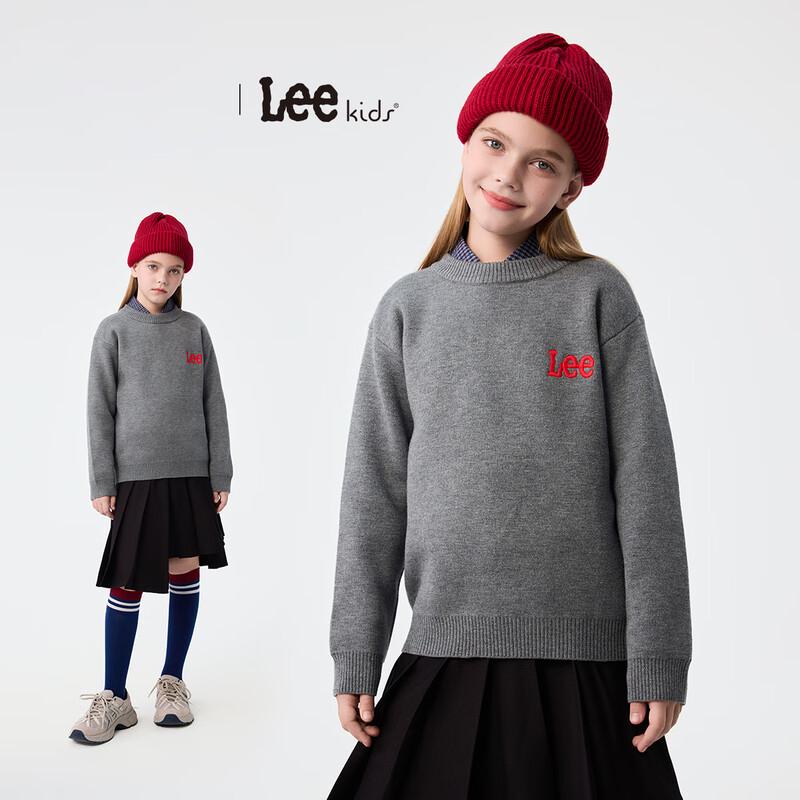 LeeKids Kids Round Neck Thick Warm Sweater 120