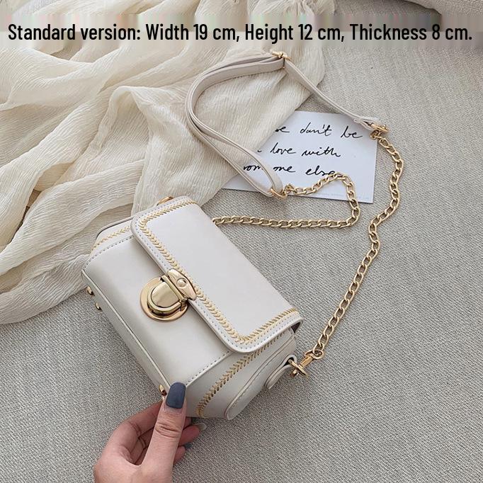 Trendy Korean Style Chain Shoulder & Crossbody Bag for Fashionable Ladies