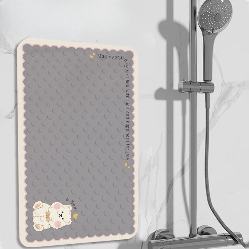 Bathroom Floor Mat for Elderly and Children's Shower Room for Bathing  Anti-slip Anti-fall Mat for Household Suction Cups  Bathroom Foot Mat