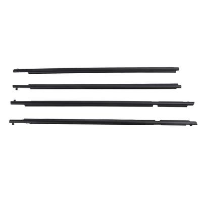 4PCS Door Window Trim Moulding Belt Weatherstrip 75730 0R020 Rubber Car Window Weather Stripping Seal