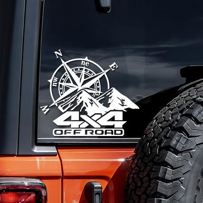 Off-road Mountain Compass Creative&funny Stickers for Cartoon Fans&lover,high Quality for Car Trucks Motorcycles &laptops