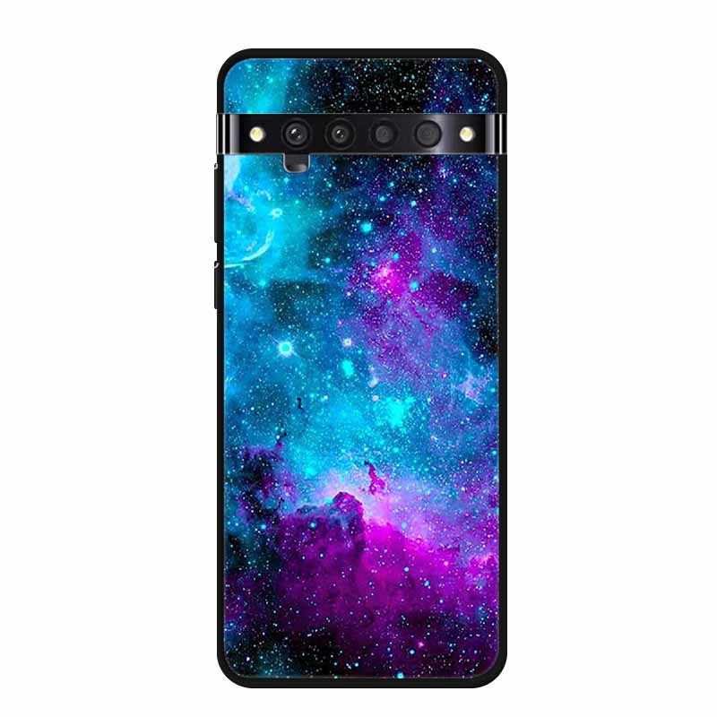 Für TCL 10 Pro Hüllen Weiches TPU Silikon Katze Löwe Rückseitenhüllen für TCL 10 Pro T799B T799H Cover Stoßfest Funda Capa TCL10Pro 6,47"