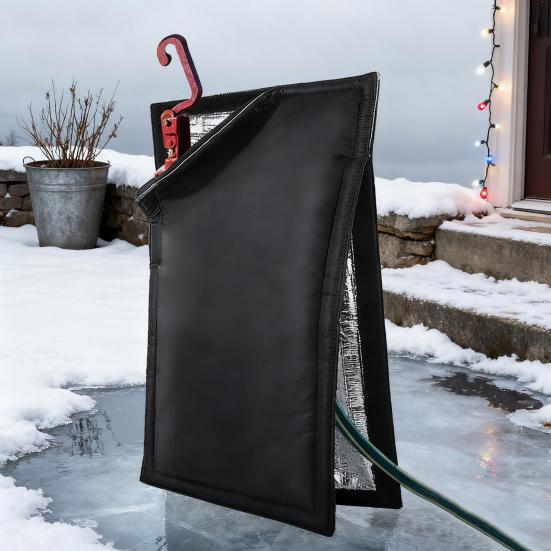 Faucet Insulation Cover Freeze Protection Waterproof Insulated Spigot Cover Winter Faucet Protector for Garden Lawn Faucets Yard Hydrant