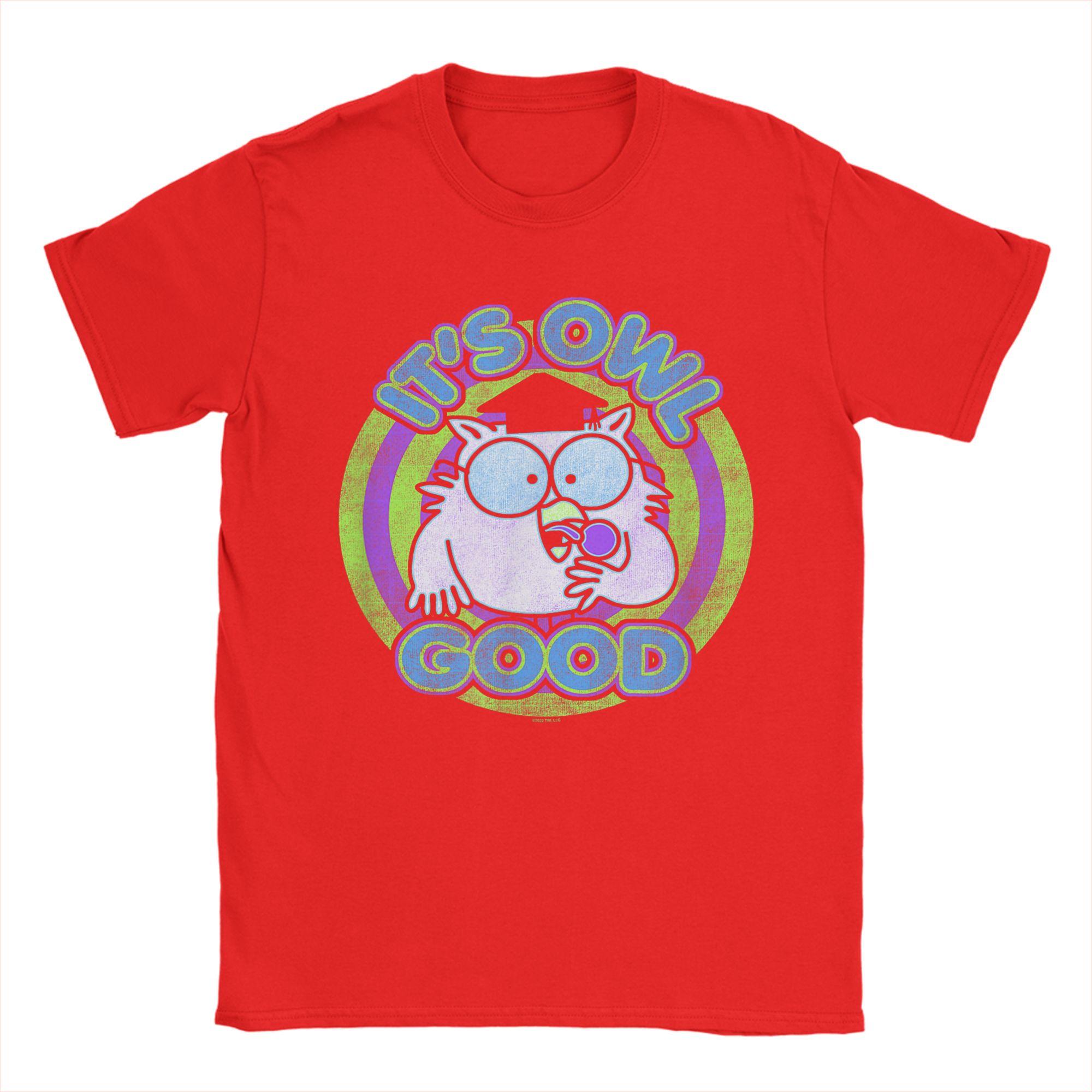 

Men T-Shirts Tootsie Roll Pop It s Owl Good Logo Funny Cotton Tee Shirt Short Sleeve T Shirt Crew Neck Clothes 4XL 5XL S