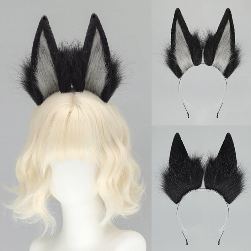 Tierohren Kopfschmuck Weiches Plüsch Haaraccessoire Kopfbedeckung Für Cosplay Kostüm Party Und Anime Thema Event