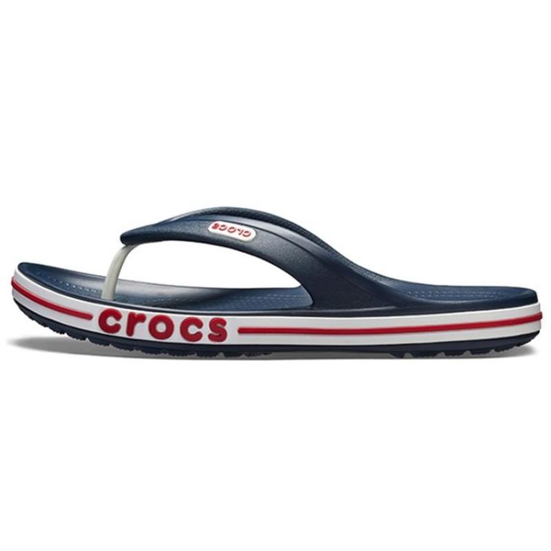 Crocs Bayaband Wear-resistant Outdoor Breathable Quick-dry Anti-slip Sports Slides Unisex Dark Blue 205393-4CC 36-37