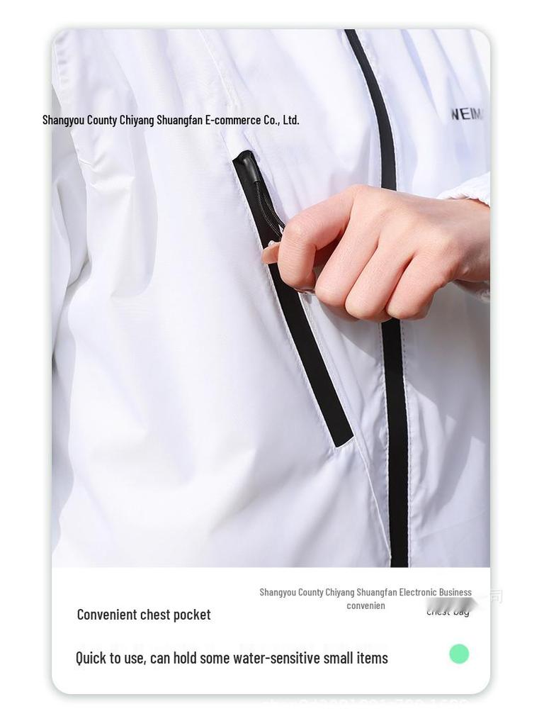 Unisex Full-Body Split Raincoat and Pants Set for Cycling