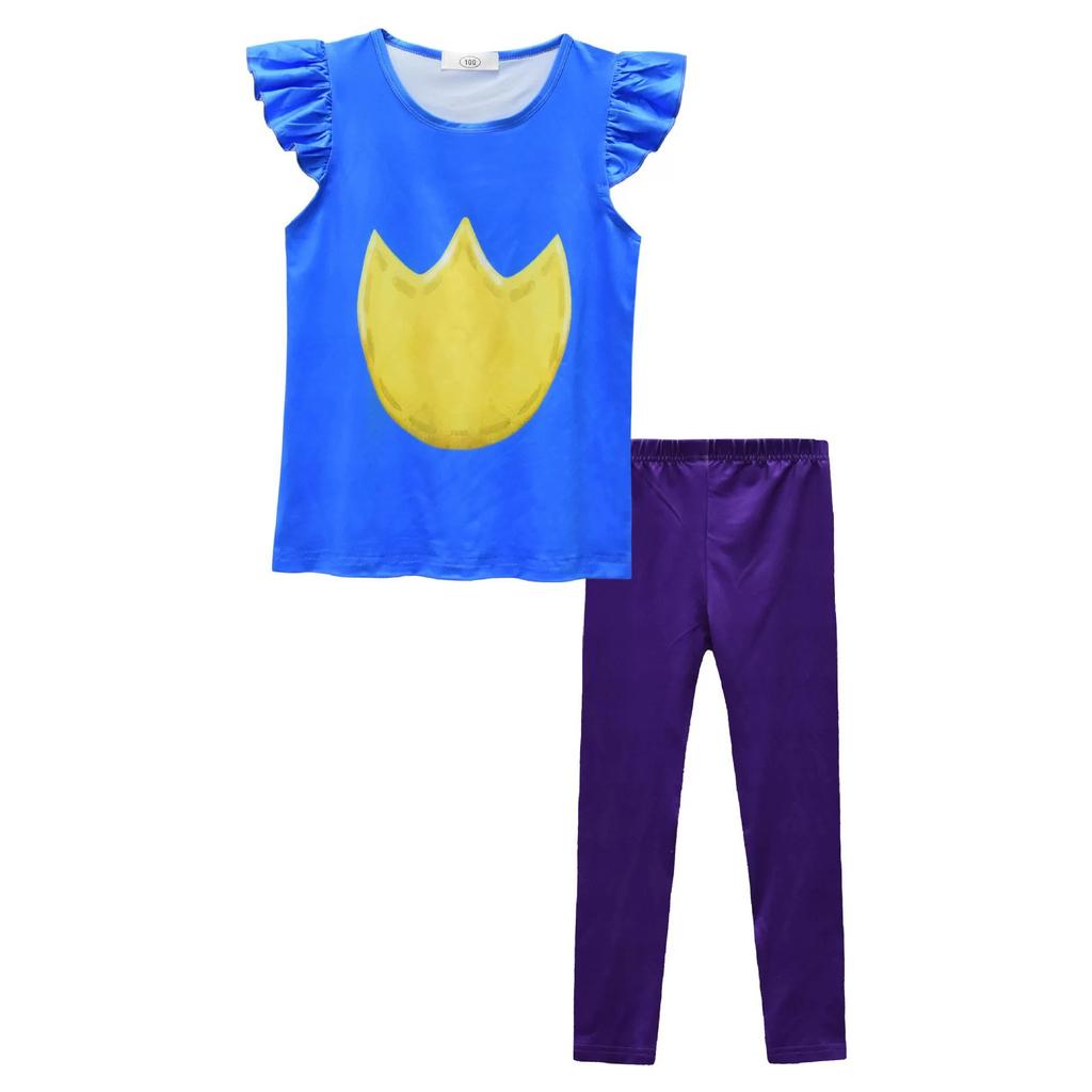 Children Cosplay Costume Girl dog man petey Clothing Halloween Carnival Set Blouse Skirt Sets Summer Casual Suit Party Costume
