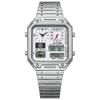 Record Label JG2120-65A Thermo Sensor Wristwatch, White, Men's and Women's, Available At Select Retailers