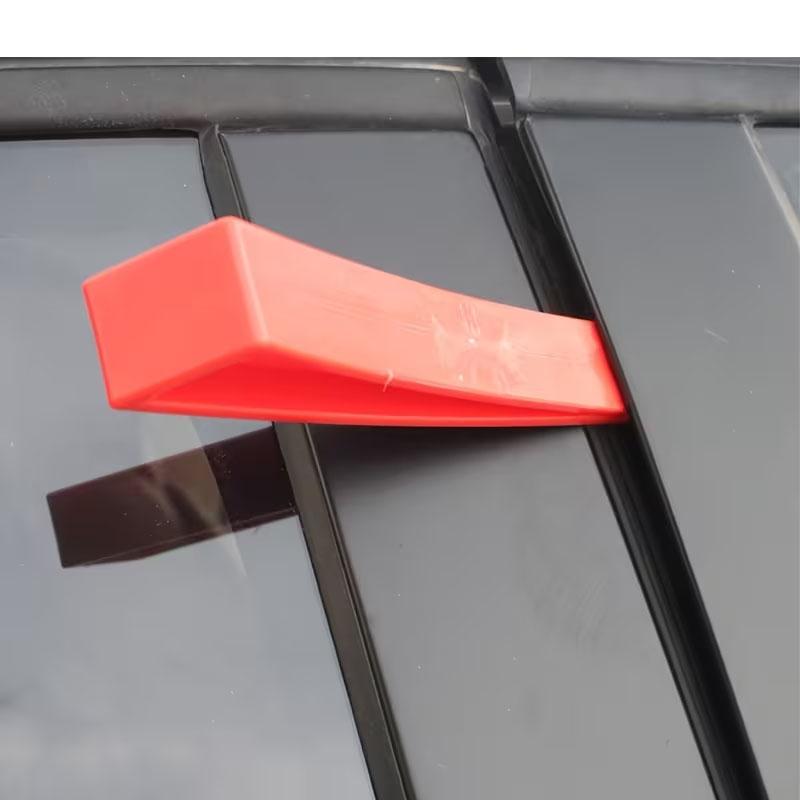 Red Car Door Wedge Panel Paintless Dent Removal Repair Hand Tool for Window Auto Wedge Pump Locksmith Thickened Door Repair