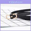 Classic Ladies Slim Waist Belt In Various Colors Featuring Durable Pu Leather Material
