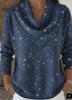 Solid Color Long Sleeve Women's Sweater for Autumn and Winter