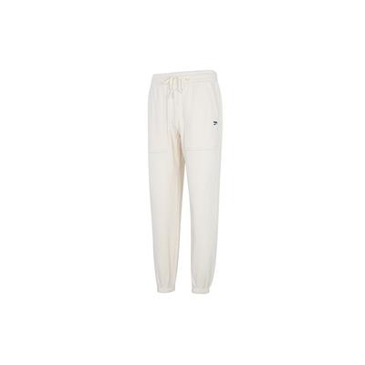 Solid Color Logo Jogger Knit Pants Men Bottoms White 537745-99