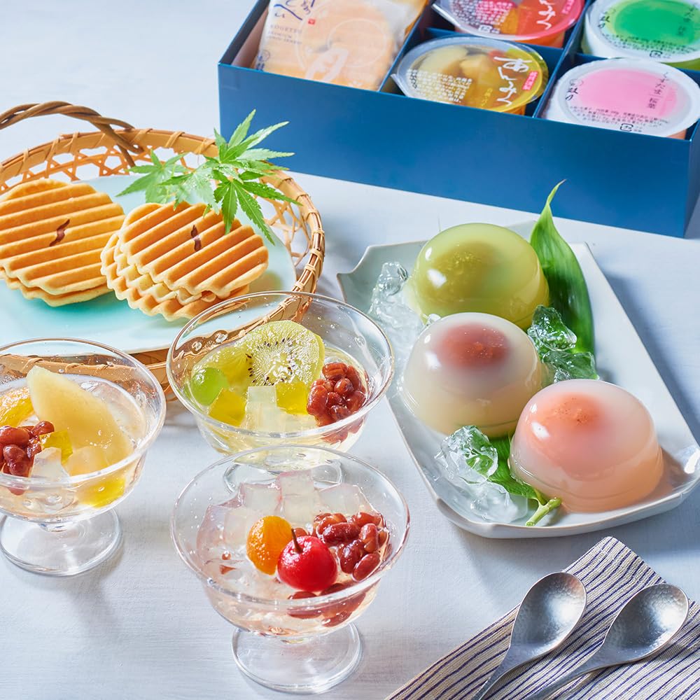 

Подарки Когэцу Ассорти японских сладостей Сэндзю Сэнбэй 5 Анмицу 3 Кудзутама 3 Подарки на день Благодарность Праздник Ответный подарок