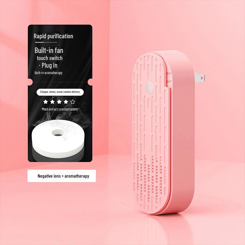 Mini Air Purifier for Small Rooms: Smoke, Odor, Formaldehyde Removal with Negative Ion Oxygen Bar and Sterilization