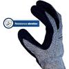 Greenstar gants de travail en fibre de verre et spandex - taille 10l,noir-vert fluo