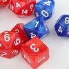 14 Pieces Polyhedral Dices Set Acrylic D4-d20 Game Playing Multi Sided for