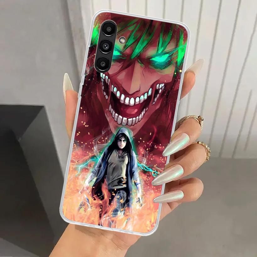 Attack Anime Phone Case for Samsung Galaxy A16 A26 A36 A56 A15 A25 A35 A55 A14 A24 A34 A54 A13 A23 A33 A53 A05S A04S A03S A15 A2
