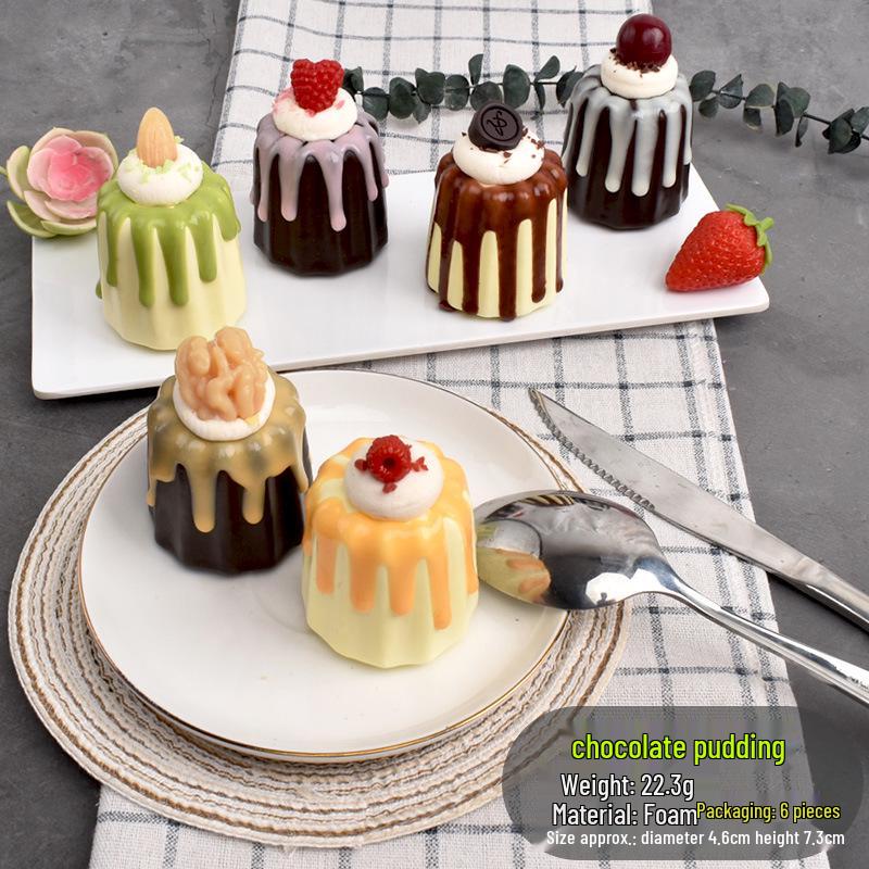 Fake Fruit Cake Toy: Squeeze Toy & Baking Display Prop for Kids