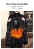 2025 Men's Gold Sable Velvet Thickened Chenille Lapel Jacket for Middle-Aged & Young Casual Wear