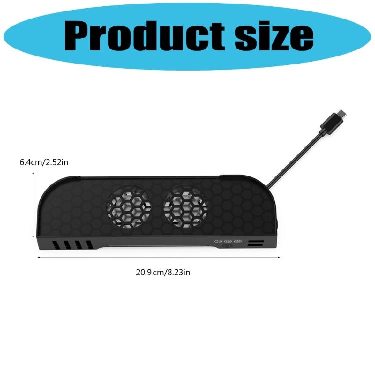 Gaming Accessories for NS2 Cooling Stand with Cooling Fan Light and Card Slot Game Console Dock Base Bracket