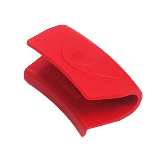 1 pár silikonových držadel pro asistenci Horké rukojeti pánve Protiskluzové žáruvzdorné rukávy na rukojeti hrnců pro smaltované pánve litinové pánve