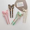 Butterfly Hair Stick Fashion Casualness Hair Sticks Acetate Sticks Women Hairpins U-Shaped Simple Colorful Jewelry Accessories