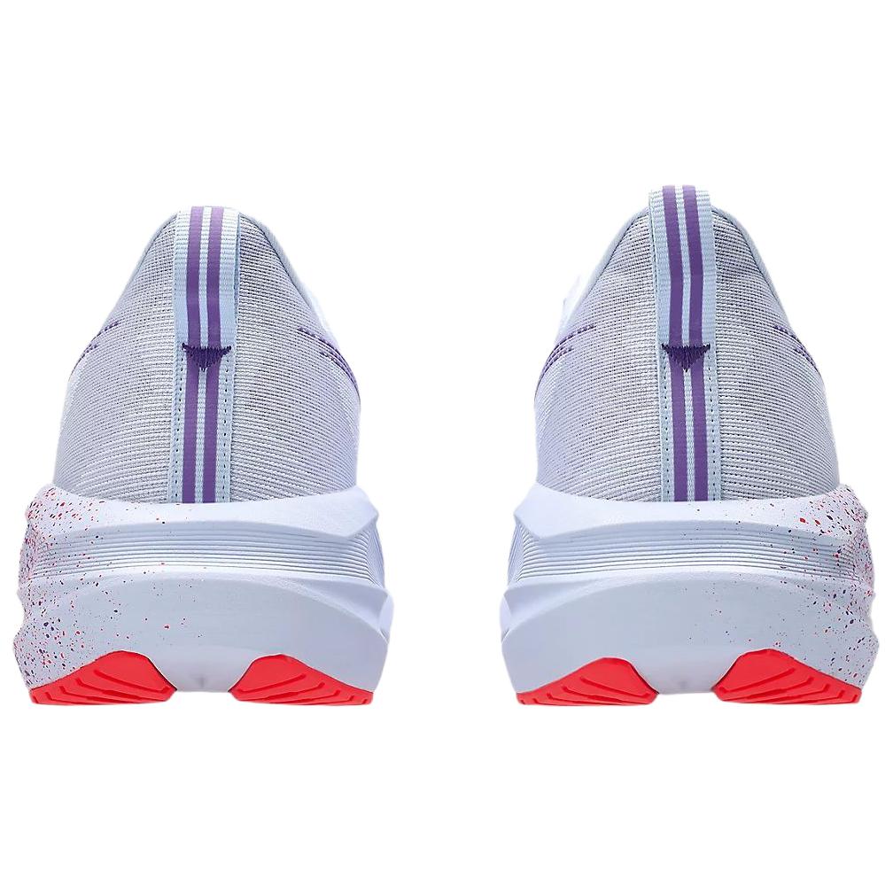 Asics Novablast 5 Comfortable Soft Cushioning Breathable Support Casual Running Shoes Men Sneakers White Purple 1011C139-500