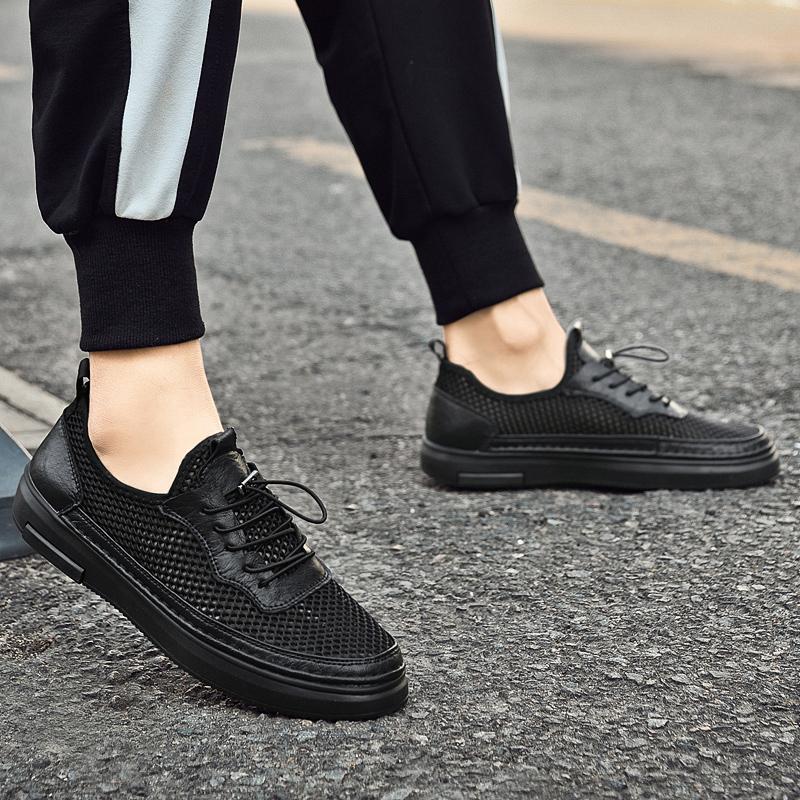 Fashion New Men Soft Sport Shoes Breathable Fashion Mesh Running Shoes Comfortable Man High Quality Outdoor Lightweight Board shoes