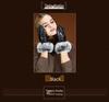 Women’s Winter Touchscreen Sheepskin Gloves - Warm, Windproof, Fur-Lined for Driving, Skiing, Riding