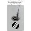 Pipe Dredging Brush Long Clean Kitchen Bathroom Hair Sewer Sink Cleaning Drain Pipe Flexible Cleaner Clog Plug Hole Remover Tool