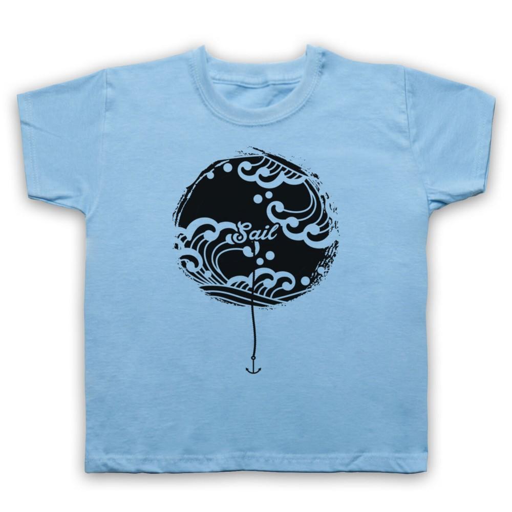 Sail Sea Lover Love Of Sailing Boat Enthusiast Anchor Kids Childs T-Shirt