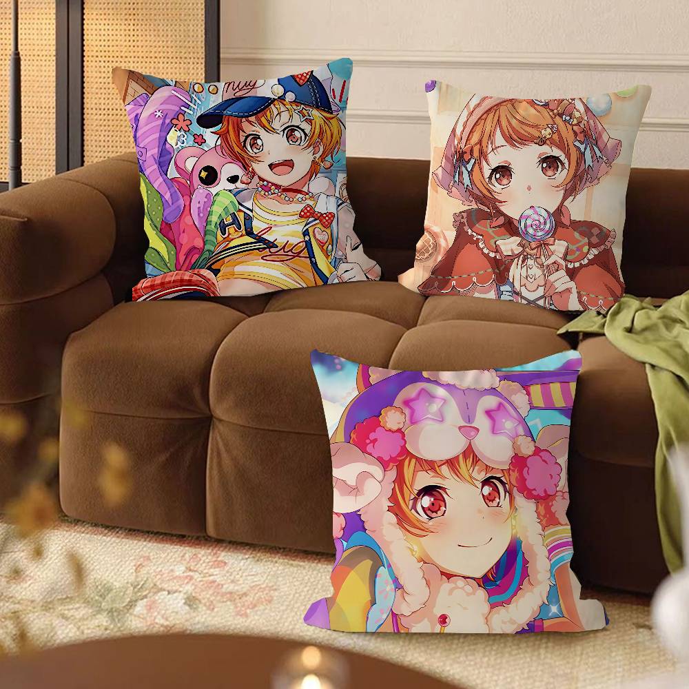 Anime H-Hagumi Kitazawa Personalized Pillow Cover Kids Bedroom Wild Party Decor Pillowcase Kid Birthday Shower Gift