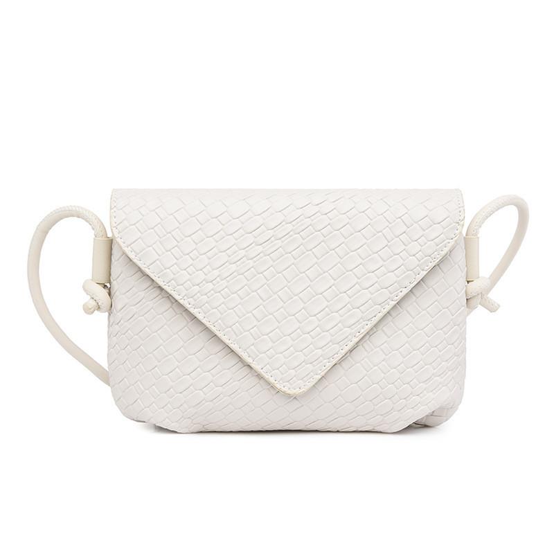 IELGY Ladies Messenger Bag Fashionable Woven Casual All-Match