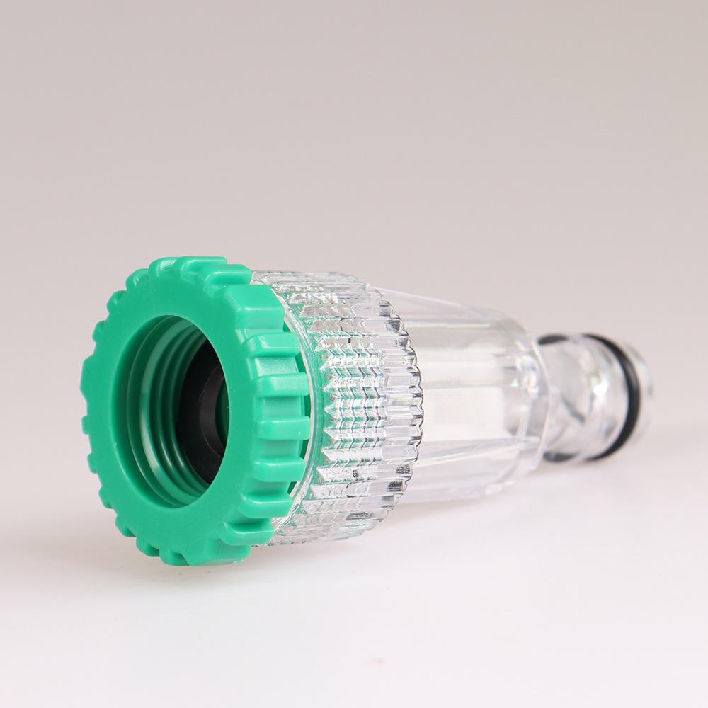 Durable Transparent Water Inlet Filter for Car Wash: Anti-clogging, Anti-rust, Quick Connect Nipple