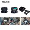 JeParts Jeep Wrangler JL Interior Storage Expansion Accessory Center Console Box for Jeep JL 2018 2019 2020 2021 2022 2023 2024 Black Built-in