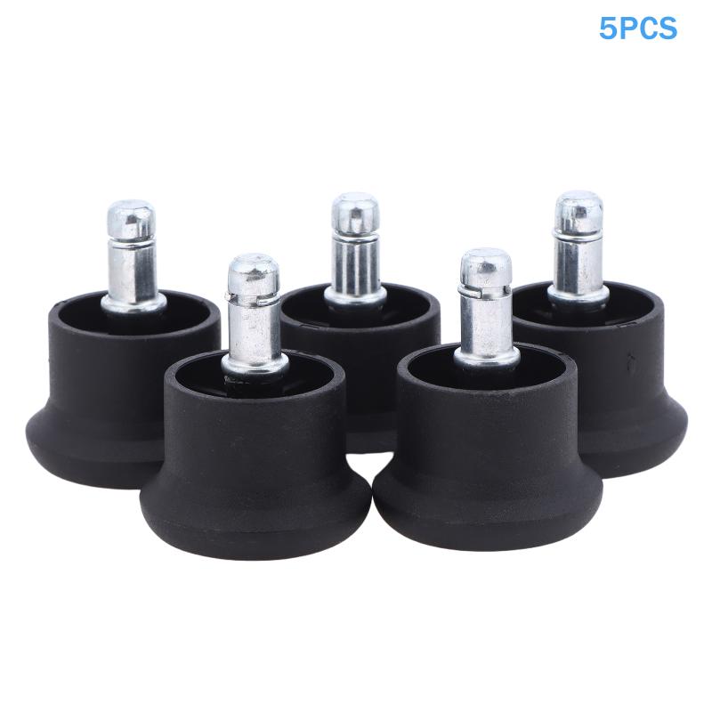 5/10Pcs Chair Caster Wheels Office Stopper Caster Glides Fixed Chairs Carpet Wheel Castors Accessories Foot Desk Stationary