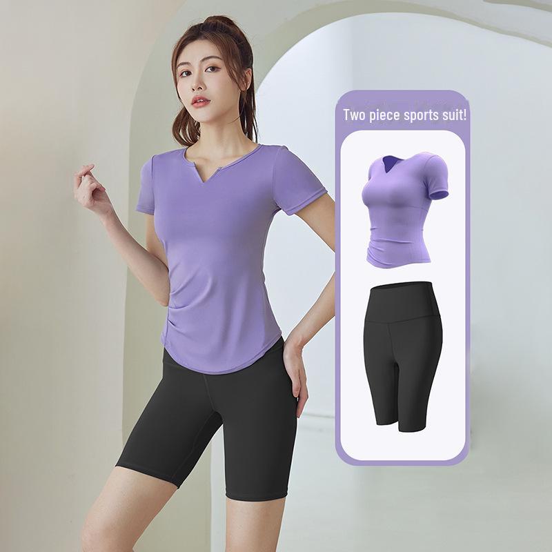 Women's Summer Yoga & Pilates Two-Piece Sports Suit