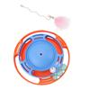 Cat Turntable Toys Multifunctional Puzzle Interactive Cat Roller Tracks Ball with Cat Teasing Stick for Cats Kitten