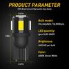 10Pc W5W 168 T10 LED Reverse Canbus Free Light Error LED Bulb 10-SMD Car New