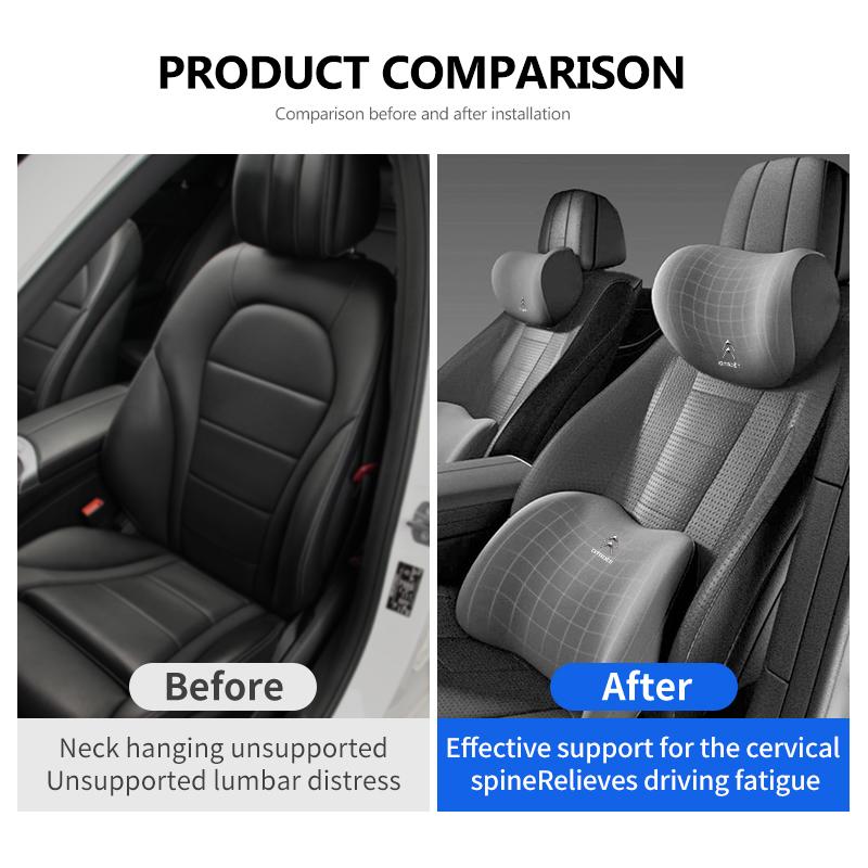Auto Kopfkissen Lendenwirbelstütze Schutz Nackenkissen Für Citroen Grand Berlingo Jumper Celysee Xsara Picasso Aircross