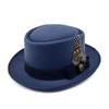Classic Fedora Hat For Men And Women With Wool Felt Material And Wide Brim For Casual Outdoor Wear