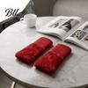 Solid Color Casual Winter Mittens 1 Pair Fingerless Gloves, Warm Half Finger Mittens, Thermal Protection Gloves for Soft Fuzzy Fleece Driving Writing