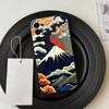 Ukiyo  Ocean W-Waves Creative  Phone Case For Samsung S25,S24,S21,S22,S23,S30,Ultra,S20,Plus,Fe,Lite,Note,10,Black Cover