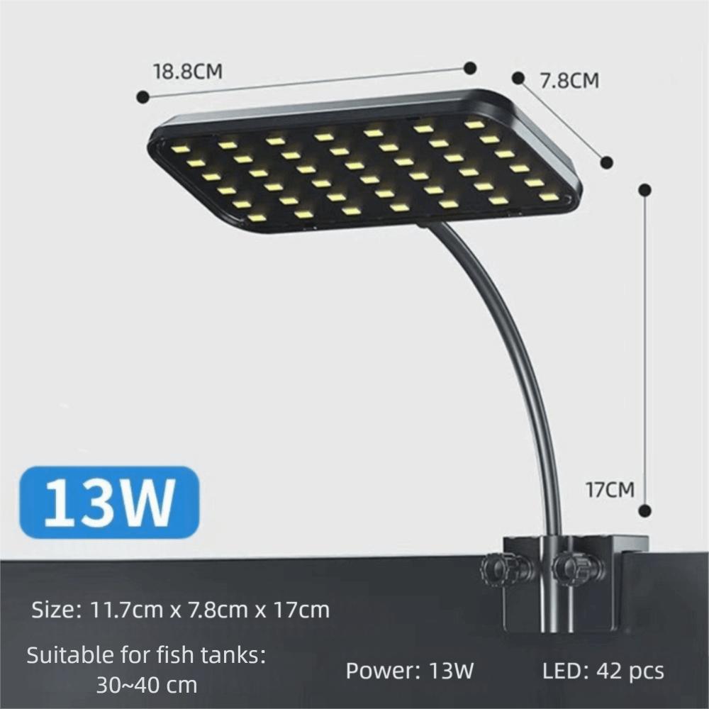 Super Slim Aquatic Plant Light Adjustable Fish Tank Light Extensible Lamp Aquarium Use